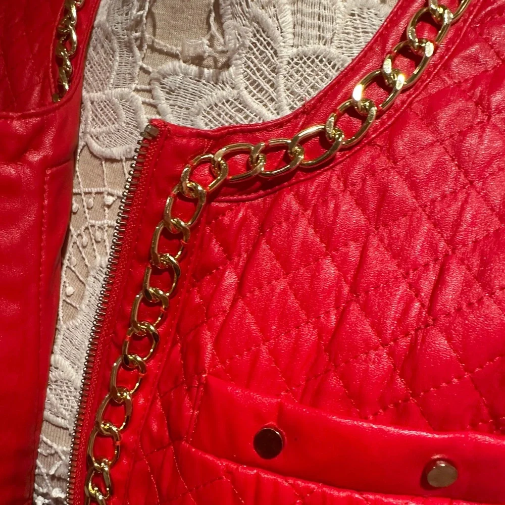 Monroe vegan leather jacket